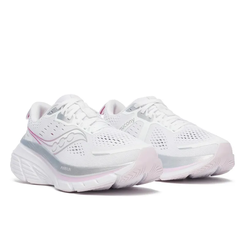 Saucony Guide 18 Womens “White Fuchsia” (S10998-160)