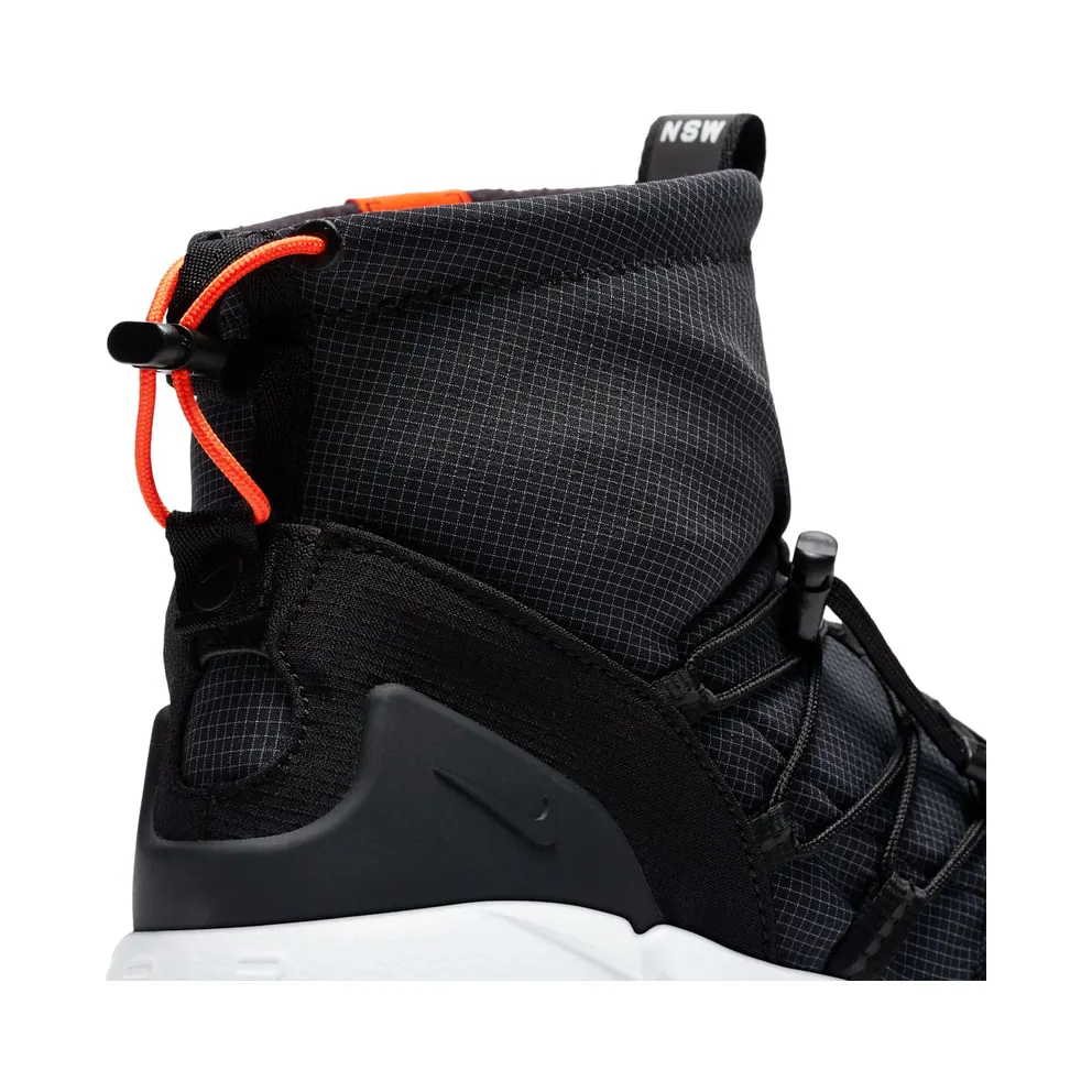 Nike Air Footscape Mid Utility DM Black Safety Orange (AH8689-001)