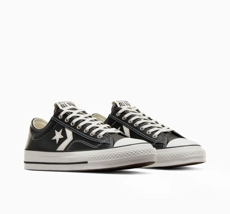 Converse Star Player 76 Fall Leather Black/vintage White/silver