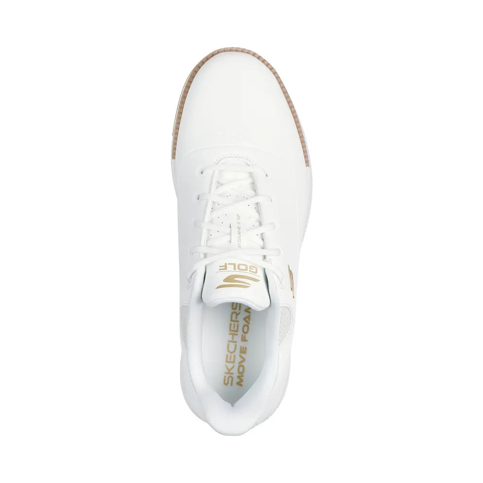 Skechers GO Golf Jasmine 2 GF “White / Gold (123099 Wgd)” (123099WGD)