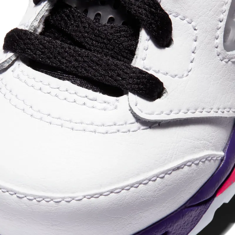 Jordan 5 Retro Alternate Bel-Air (TD) White/Court Purple-Racer Pink-Ghost Green (DB3025-100)