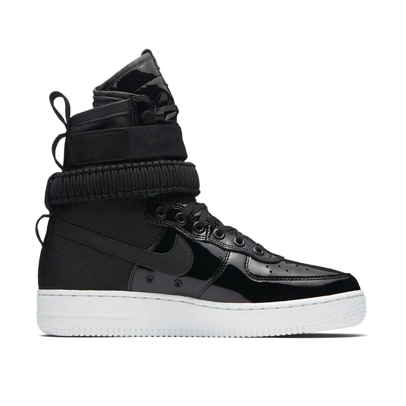 Nike SF Air Force 1 High Ruby Rose Force Is Female Black (W) Black/Black-Reflect Silver-Cool Grey (AJ0963-001)