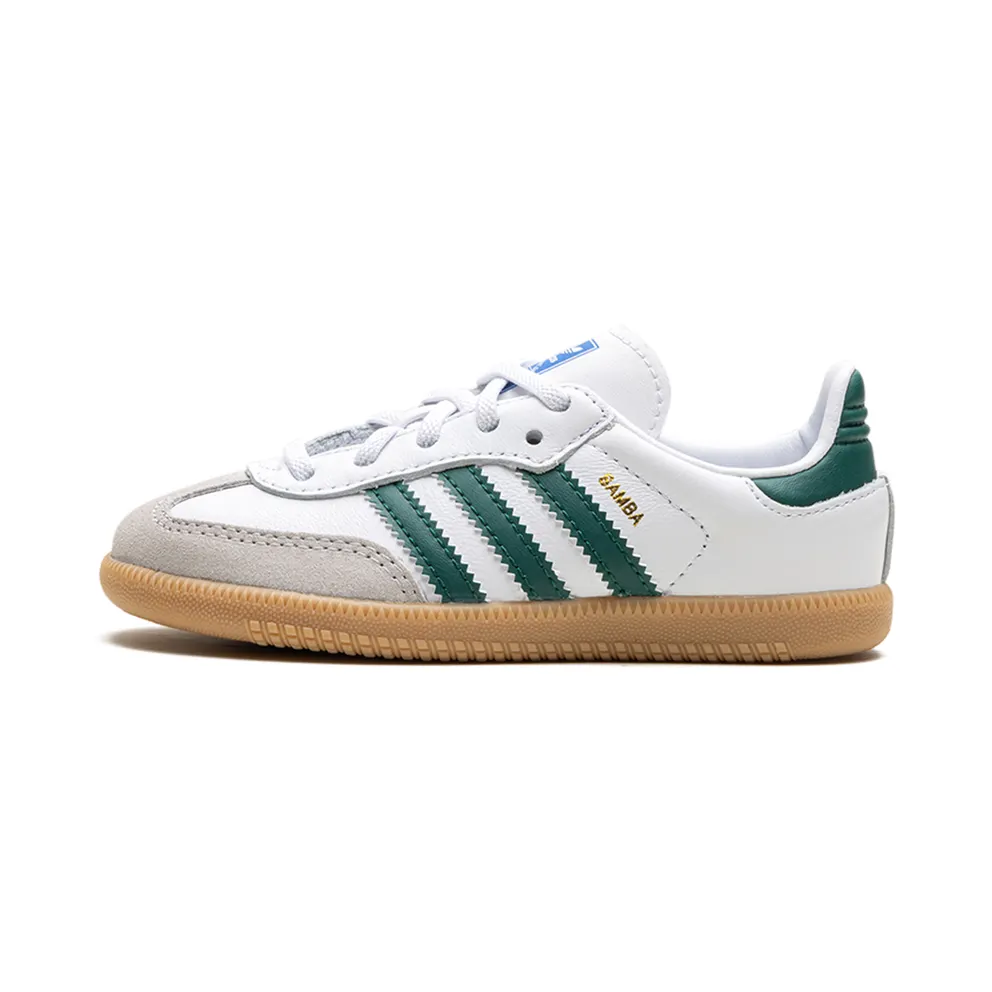 adidas Samba OG Kids Schuh Cloud White / Collegiate Green / Gum (IE1337)