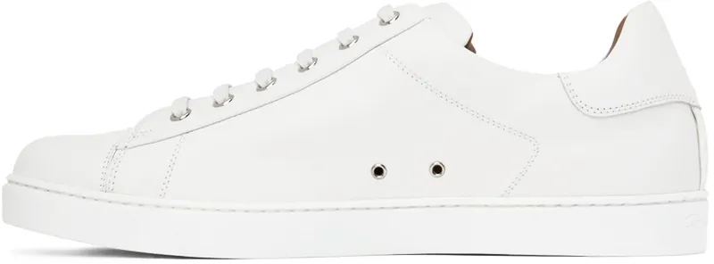 Gianvito Rossi White Leather Low-Top (S26340-M1WHT-CLN)