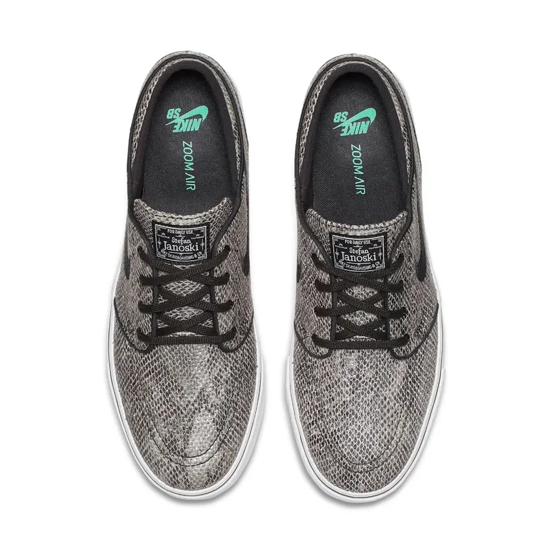 Nike SB Zoom Stefan Janoski Cobra Black/White-Green Glow-Black (855814-003)