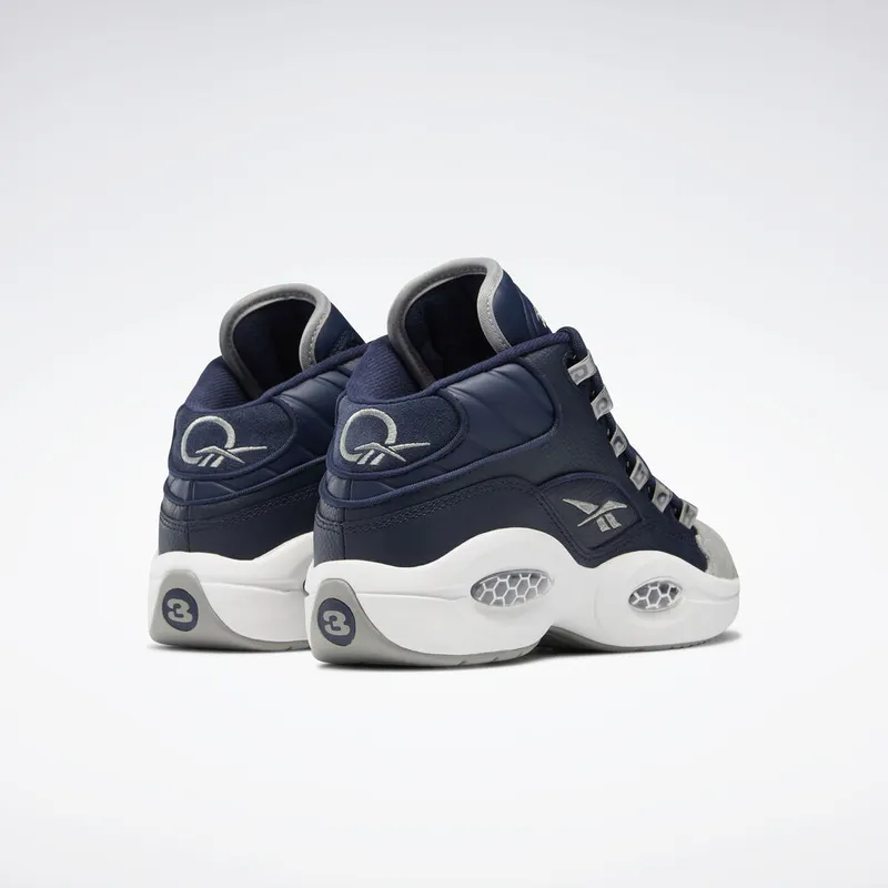 Reebok Question Mid Georgetown 2020 (GS) Carbon/Faux Indigo-White (Other Brands Other)