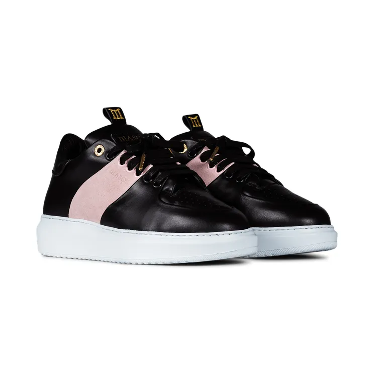 Mason Garments Roma Classic Leather Pink Schwarz (FW19-34A)