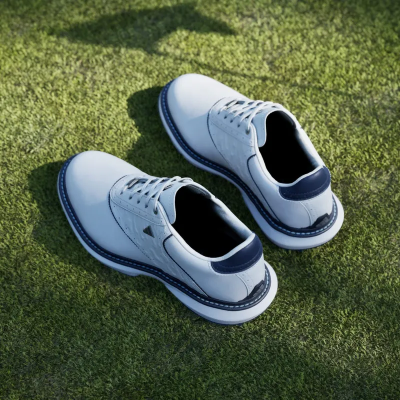 Adidas MC70 SPIKELESS Golf Shoes Cloud White / Collegiate Navy / Lucid Ray Blue (HP7084)