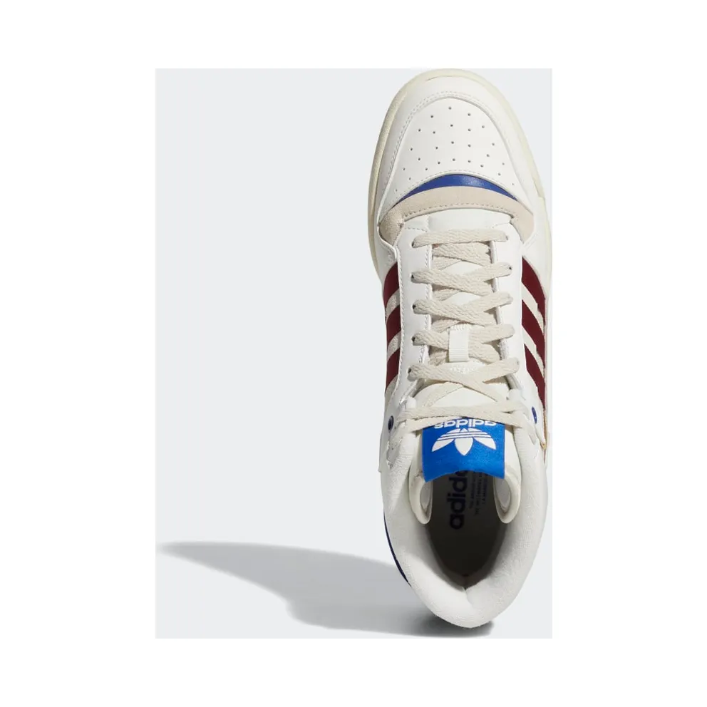 adidas Forum Exhibit Mid Cloud White / Collegiate Burgundy / Bliss (GX4120)