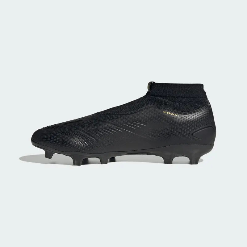adidas Predator League Laceless FG Core Black Carbon Gold Metallic (IF6334)