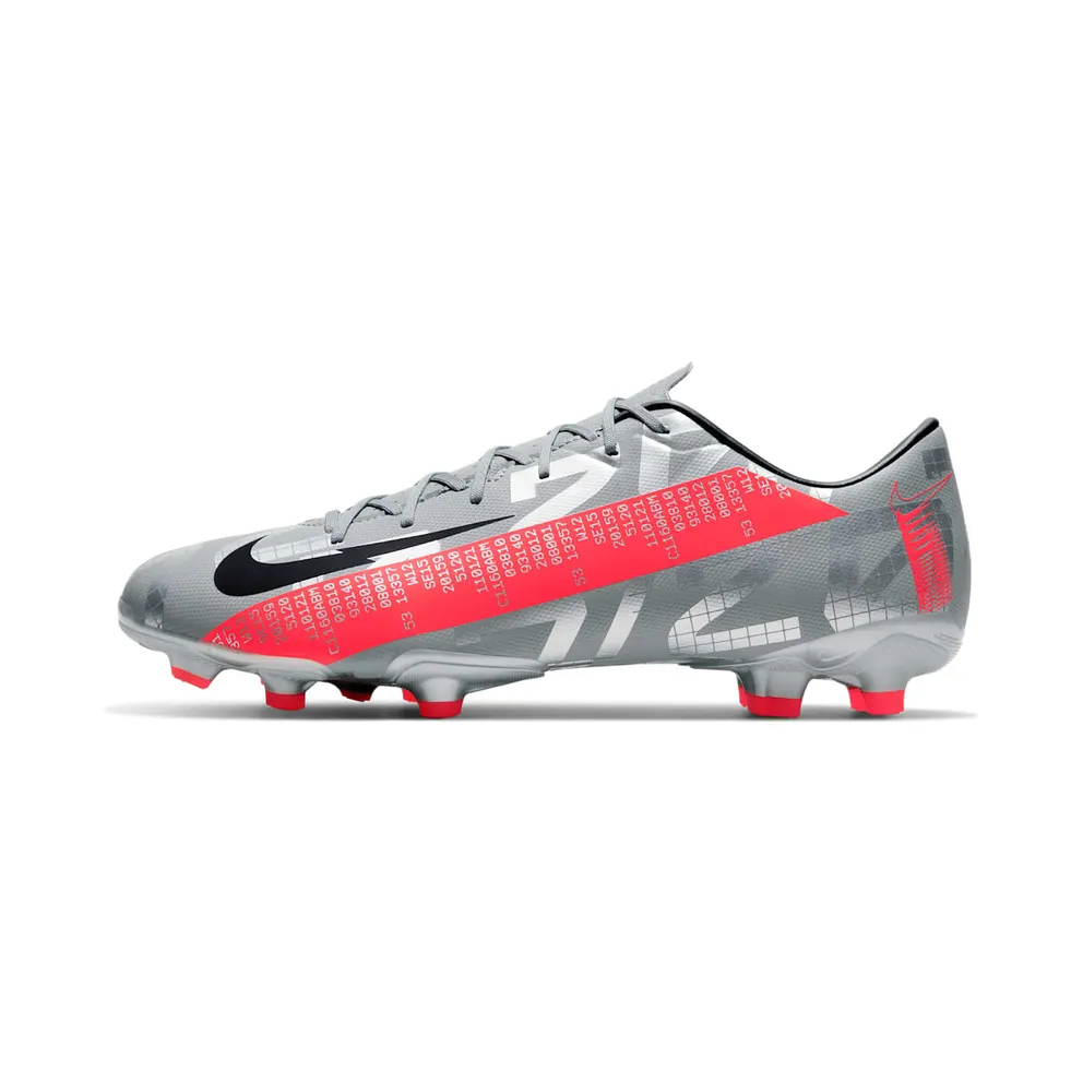 Nike Mercurial Vapor 13 FG/MG Metallic Grey Crimson (AT5269-906)