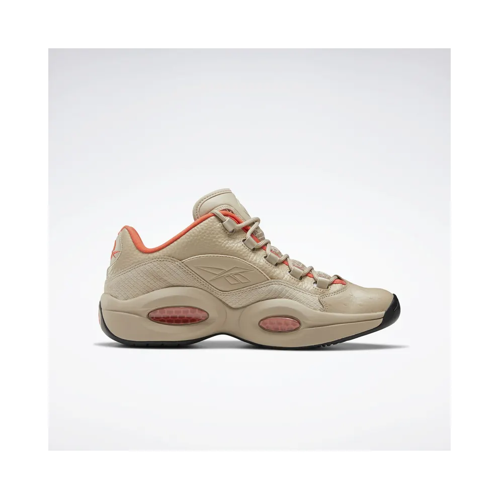 Reebok Question Low Modern Beige Modern Beige/Vivid Orange-Black (Other Brands Other)