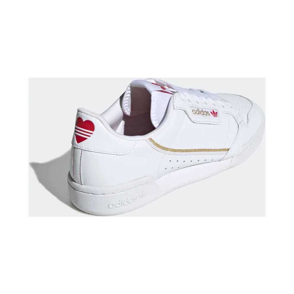 Adidas Continental 80 ‘Valentine’s Day’ Cloud White/Scarlet/Gold Metallic (FW6391)