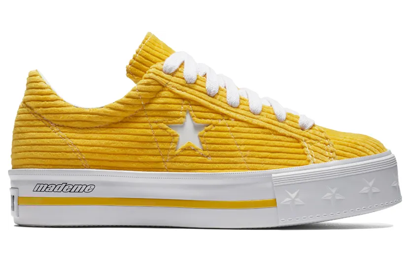 Converse One Star Platform Ox MadeMe Vibrant Yellow (W)