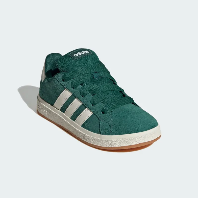 Adidas Grand Court 00s Kids Collegiate Green / Off White / Gum (JP5893)