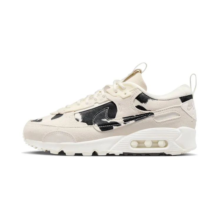 Nike Air Max 90 Futura Cow Print “Sail / Chrome / Black” (FN7170-133)