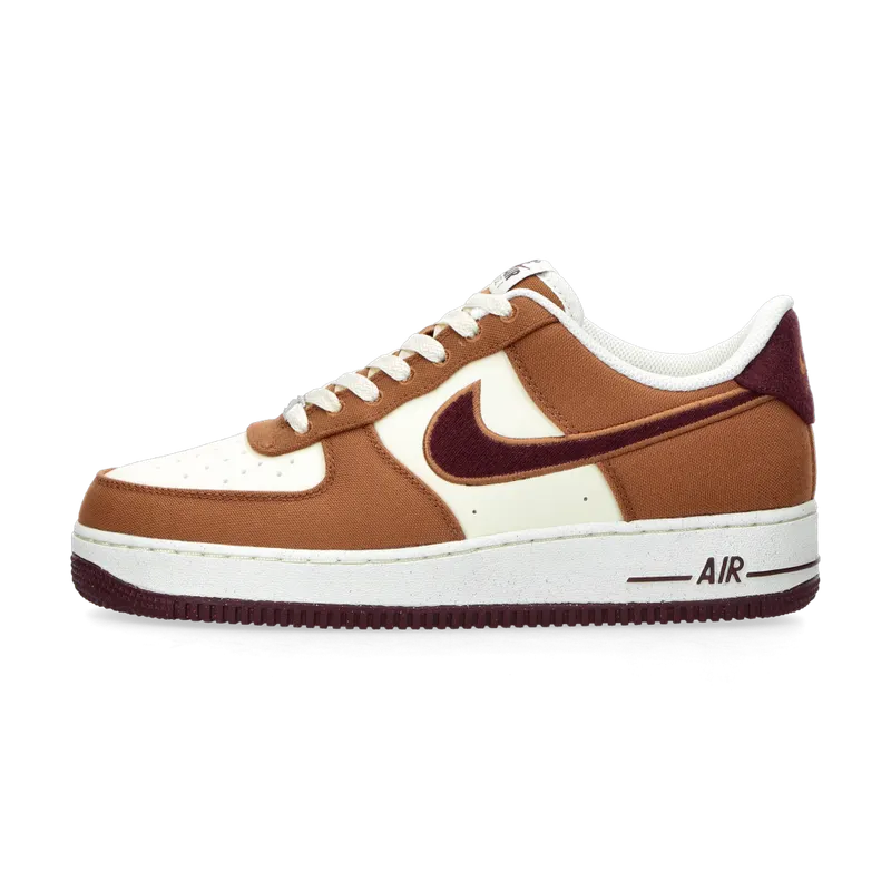 Nike Air Force 1 ’07 LV8 (british tan / burgundy crush) – FQ8713-200