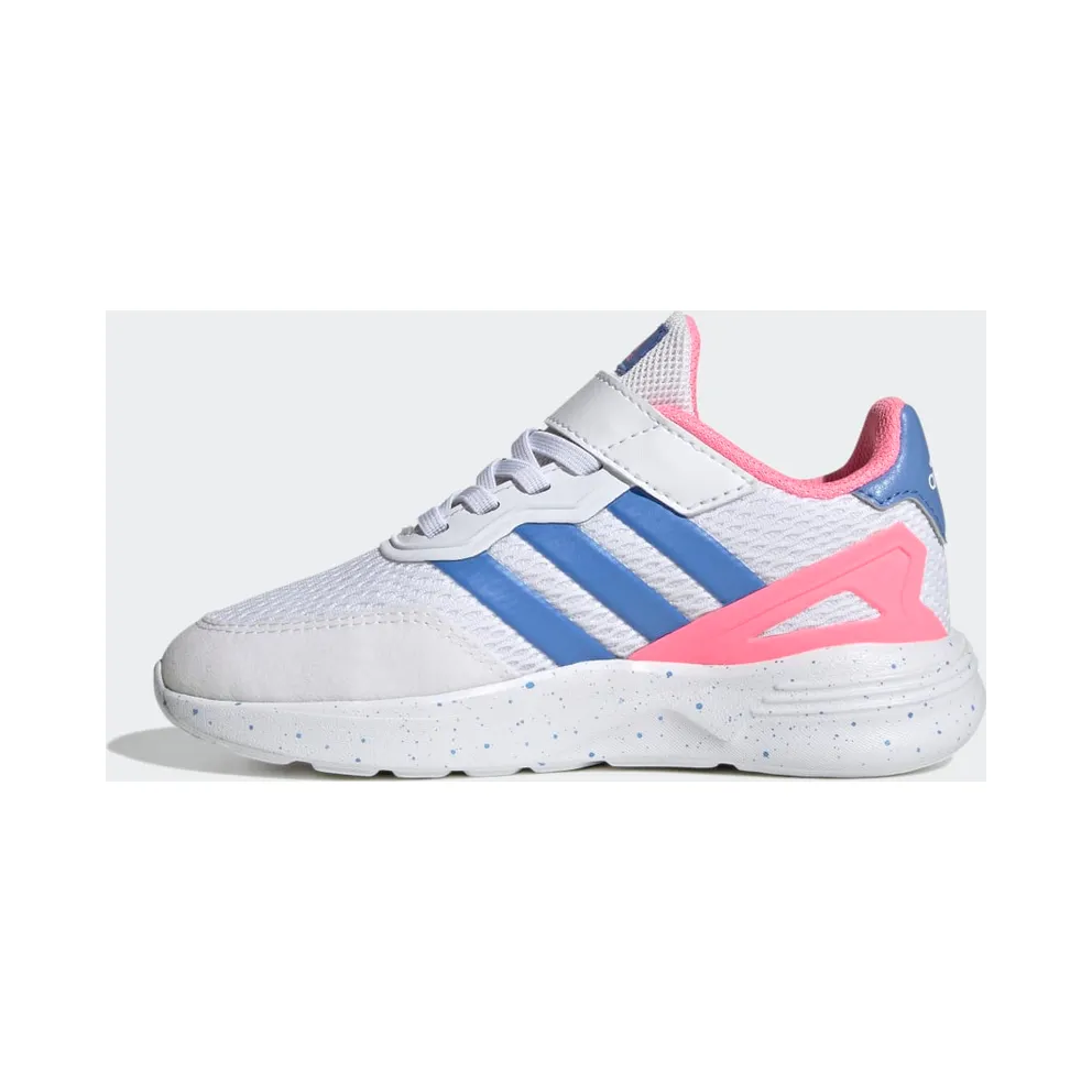 Adidas Nebzed Elastic Lace Top Strap Cloud White / Blue Fusion / Beam Pink (HQ6147)