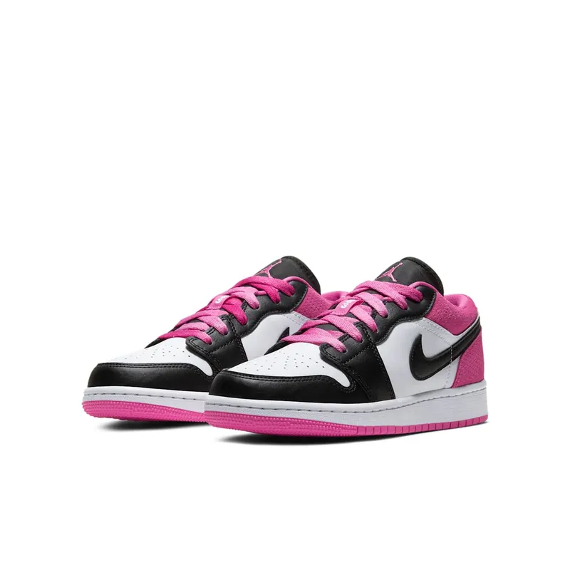Jordan 1 Low Black Active Fuchsia (GS) Black/Active Fuchsia-White-Black (CT1564-005)