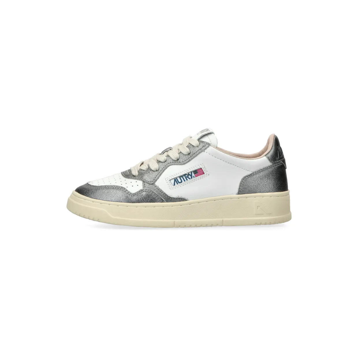 Autry Medalist Low W (leat / leat white / steel) – AULWWB44