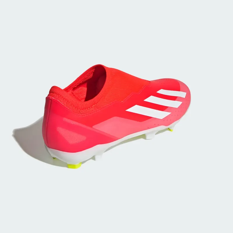 adidas Crazyfast League Laceless FG Solar Red Cloud White Team Solar Yellow (IG0623)