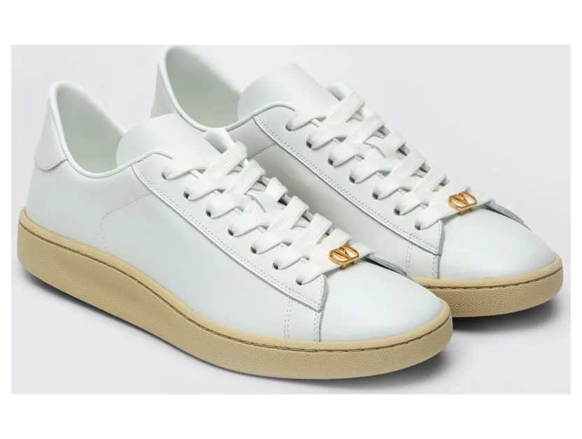 Valentino garavani Leather Royco Sneakers White (8W0S0LX9BYADU2)