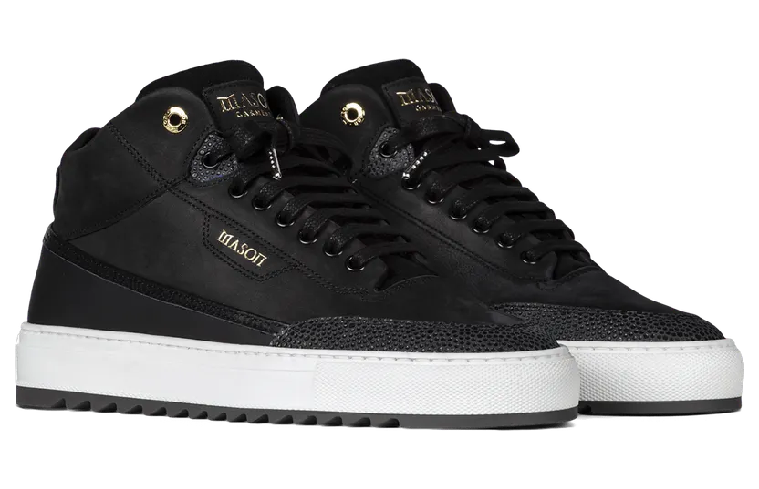 Mason Garments Torino Mid – Neutro Schwarz (FW22-16A)