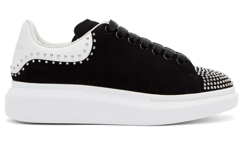 Alexander McQueen Suede Studded Oversized “Black” (634322WHV6Z1071)