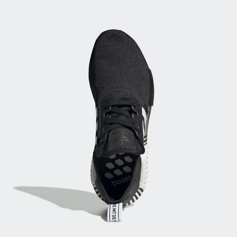 adidas NMD R1 Gradient Monochrome Black White Core Black/Cloud White/Core Black (FV3649)