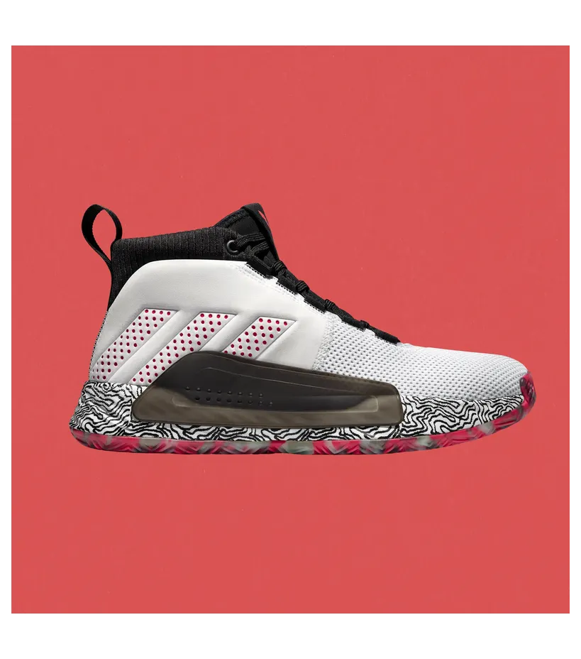Adidas Dame 5 ‘You Know What Time It Is’ Cloud White/Shock Red/Clear Mint (F36561)