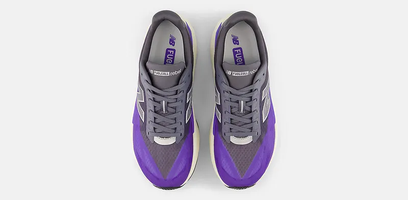 NEW BALANCE FuelCell Rebel v5 “ELECTRIC INDIGO / TRUFFLE SALT / SILVER METALLIC” (MFCX4KU)