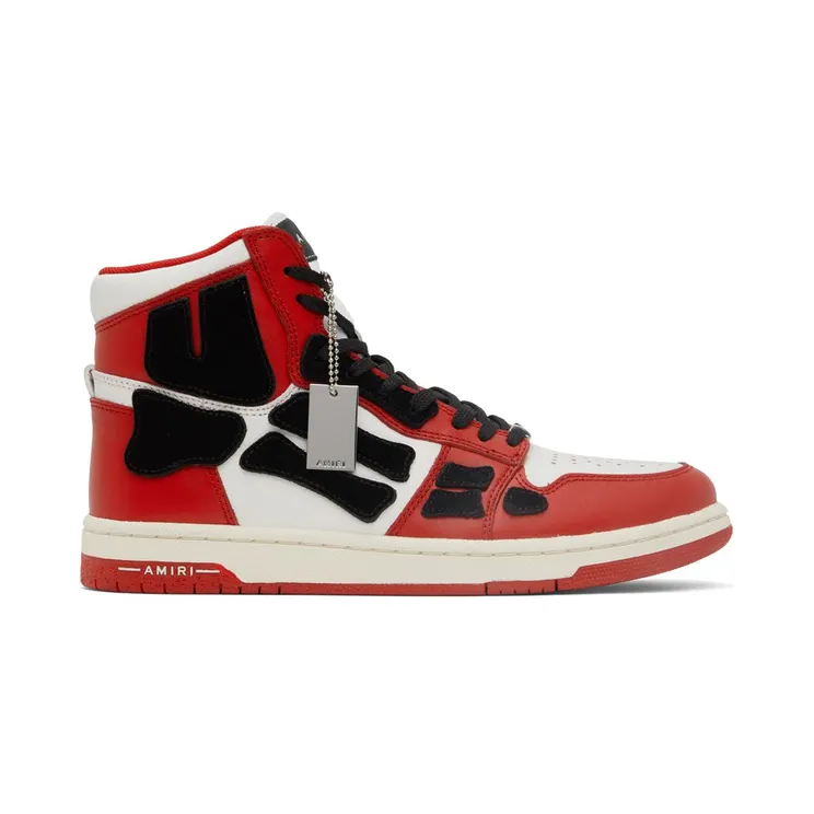 AMIRI Navy & White Skel Hi Sneakers (AW22MFS002)