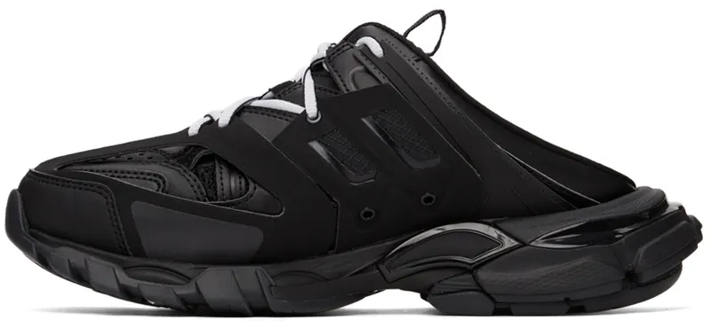 Balenciaga Black Track Mules (653814-W3DA3-1000)