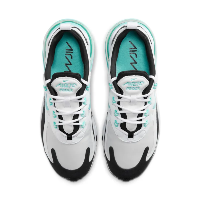 Nike Air Max 270 React Photon Dust Aurora Green Black (W) Photon Dust/Aurora Green-White-Black (CJ0619-001)