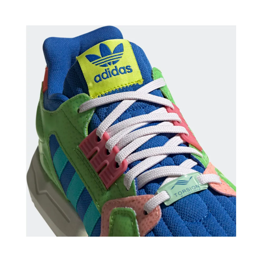 adidas ZX Torsion Boost Parley Semi Solar Green Off-White/Hi-Res Aqua/Semi Solar Green (EG3355)