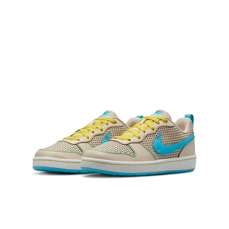 Nike Court Borough Low Recraft Sanddrift Phantom Opti Yellow Baltic Blue (IB7726-126)