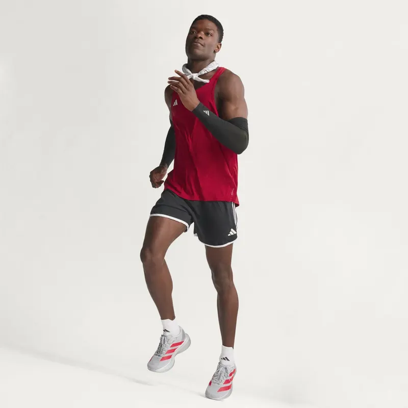 Adidas Adizero EVO SL Silver Metallic / Lucid Red / Iron Metallic (KI3381)