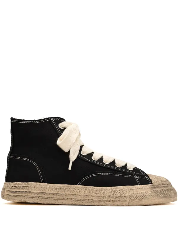 General Scale. Roy High-Top- mit verwischter Sohle – Grey (S13FW707)