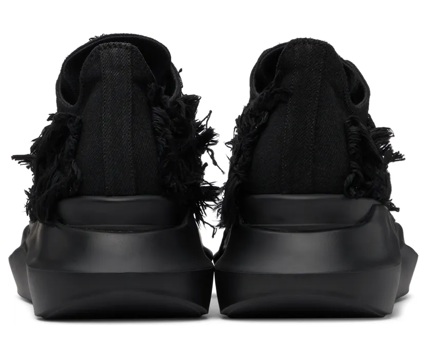 Rick Owens Drkshdw Black Abstract Sneakers (DU02A3842 BD) (4)