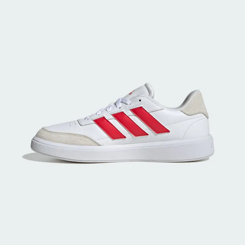Adidas Courtblock Cloud White / Pure Ruby / Off White (JP5342)
