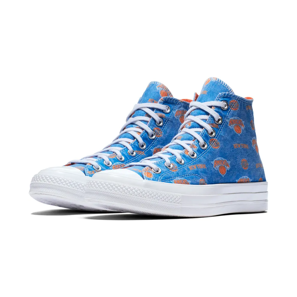Converse Chuck Taylor All-Star 70s Hi New York Knicks (Franchise) Rush Blue/Brilliant Orange (161164C)