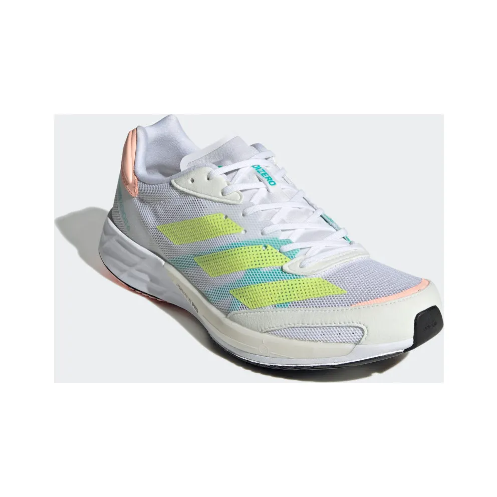 adidas Adizero Adios 6 Cloud White / Pulse Lime / Light Flash Orange (GY0910)
