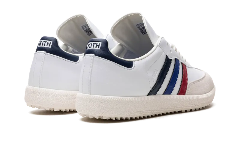 Adidas Samba Golf “Kith – Red Blue Navy” (JH8176)