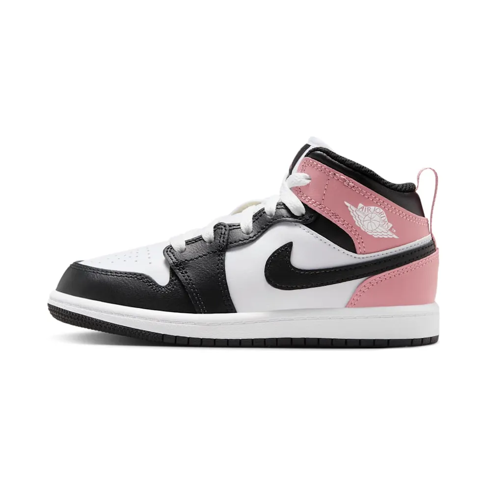 Jordan 1 Mid PS “White Rust Pink Black” (DQ8424-100)
