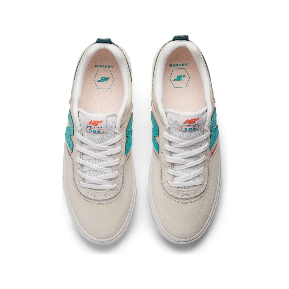 New Balance Numeric 306 Jamie Foy White Teal Blue (NM306ZUB)