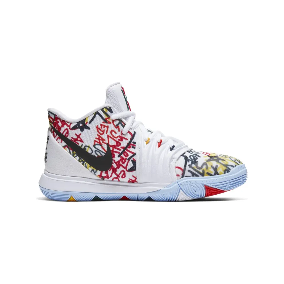 Nike Kyrie 5 Keep Sue Fresh Sue Bird (GS) White/Multi-Color (CW4403-100)