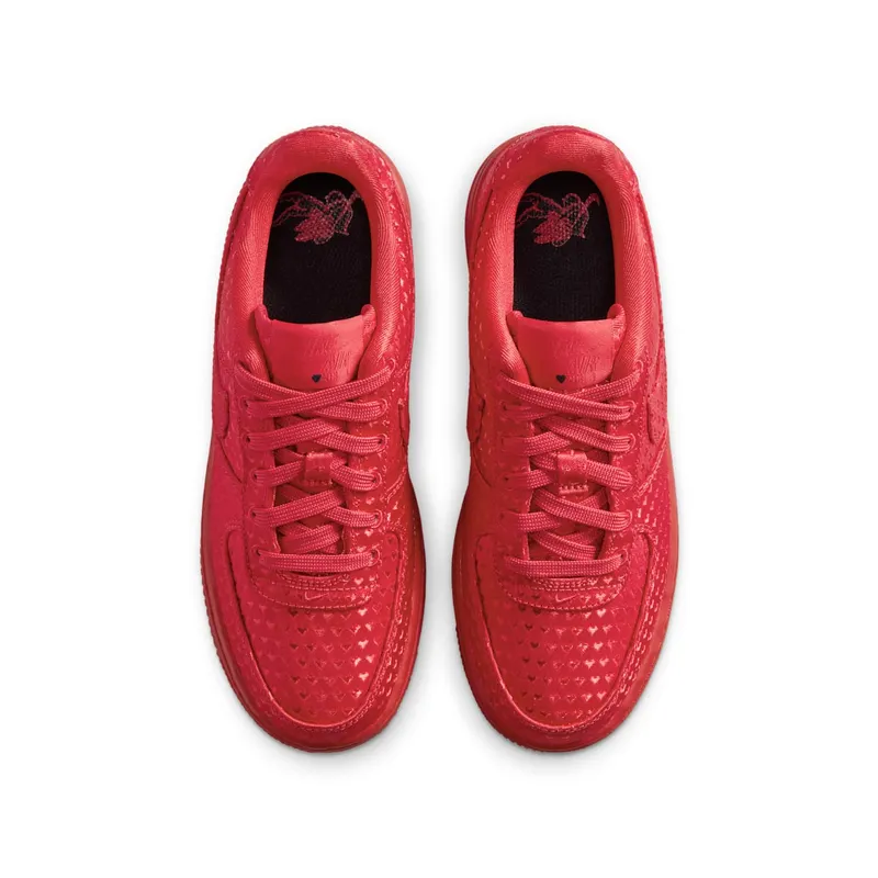 Nike Air Force 1 Low GS “Valentine’s Day University Red (2026)” (IQ2748-600)