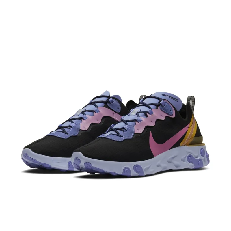 Nike React Element 55 ACG Black/Light Thistle-Pollen Rise-Magic Flamingo (CI9593-001)