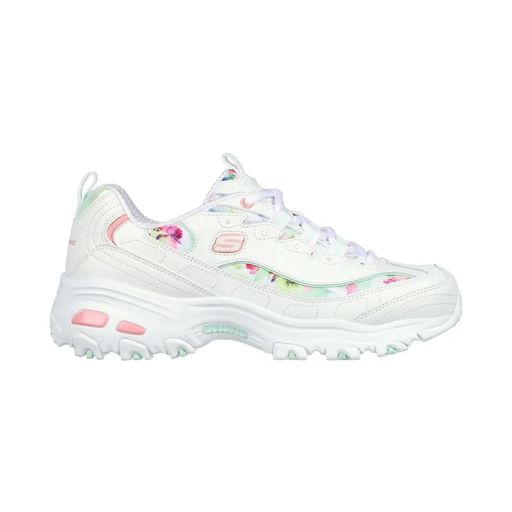 Skechers D’Lites Blooming Fields White / Multi “White” (149794 Wmlt) (149794WMLT)