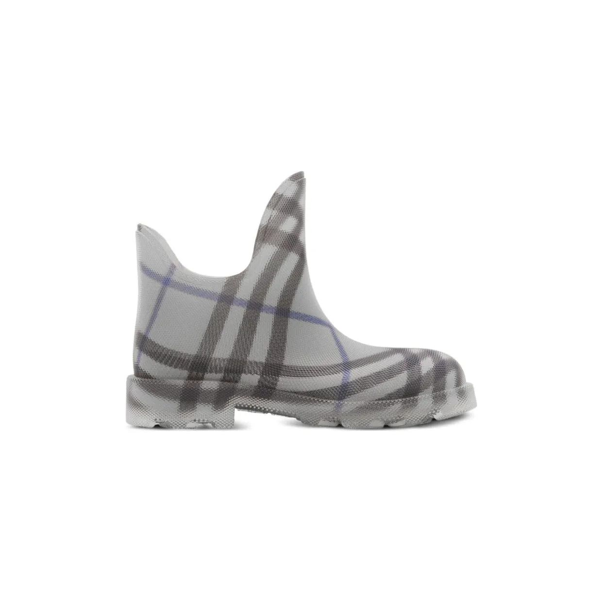 Burberry Marsh Checked Ankle Boot Grey (8088921)